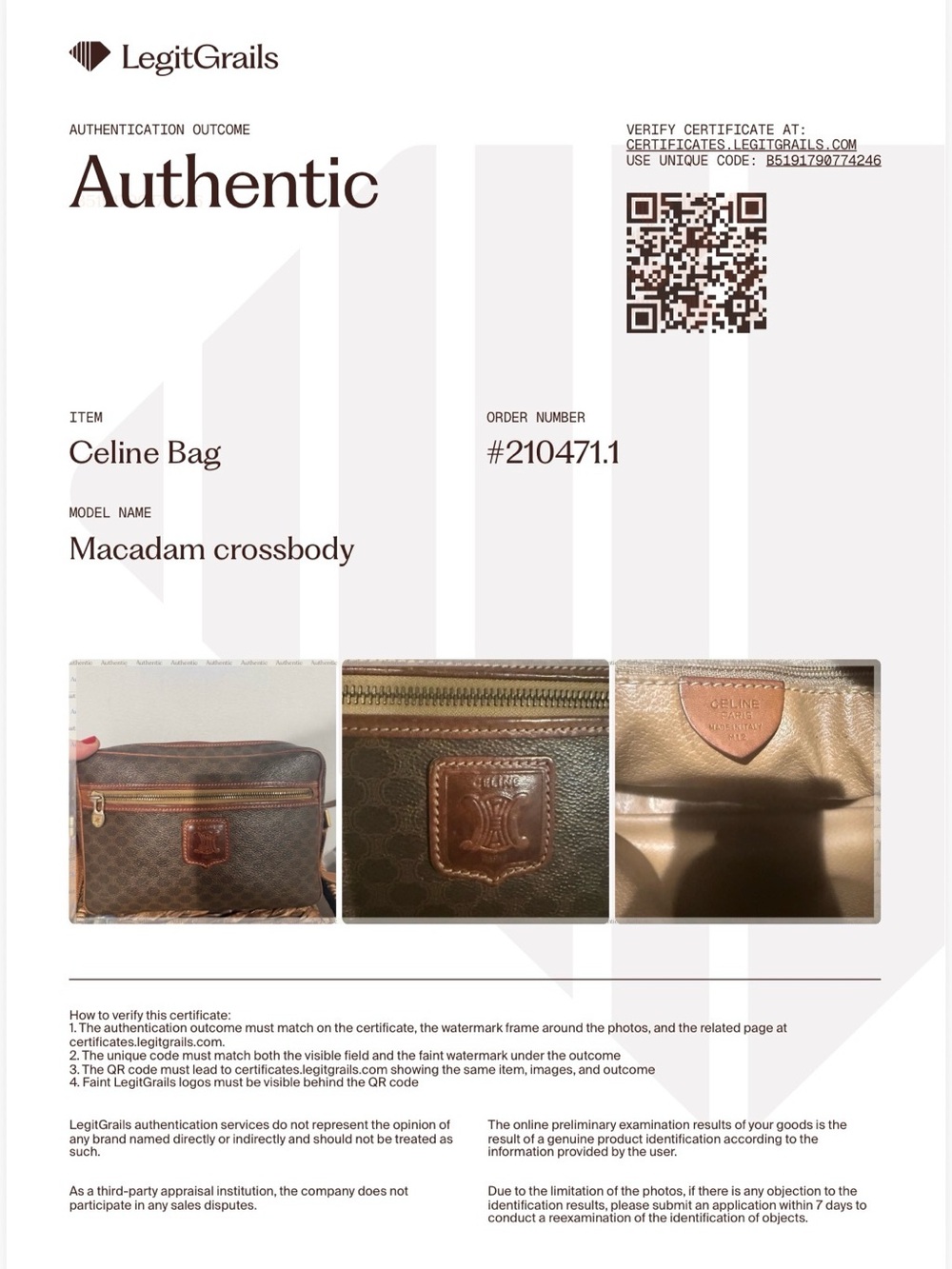 Vintage Céline Macadam M12 Double-Zip Crossbody Bag - Picture 11 of 11